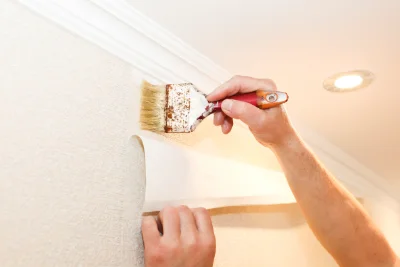 Pose de papier peint à Sonchamp — revêtements muraux et toiles de verre
